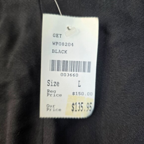 Wool Maxi Skirt Large Black Split Detail Classic Long Length by Gett New - Picture 2 of 9